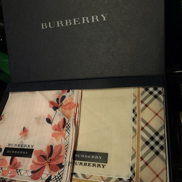 Burberry Accessory, Approximately 24cm×24cm. 2 different looks - Picture 2 of 2